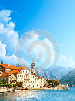 Perast town, Kotor bay, Montenegro