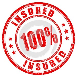 100 percent fully insured stamp