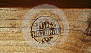 100 percent natural stamp and stamping