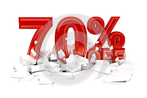 Percent off discount sale