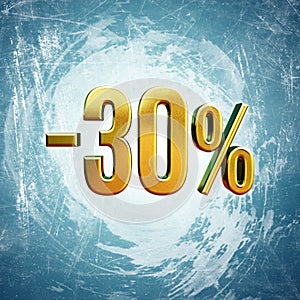 30 Percent Sign