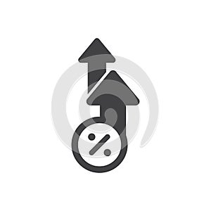 Percentage Growth Icon
