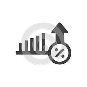Percentage Growth Icon