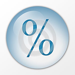 Percentage, percent, con, web button, board, hoarding, push button, switch, symbol, sign, logo photo