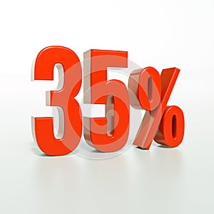 Percentage sign, 35 percent