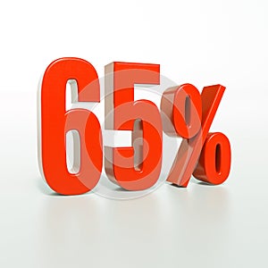 Percentage sign, 65 percent