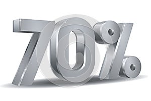 Percentage silvervector, 70