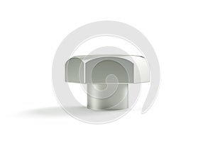 Percentage symbol made from bolt and nuts 3d render photo
