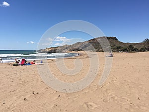 Playa Percheles Mazarron Murcia photo