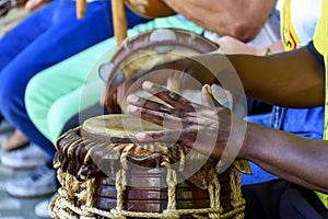 Percussion instrument called atabaque