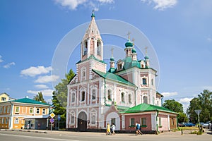 View of the Simeonovskaya church. Golden Ring of Russia