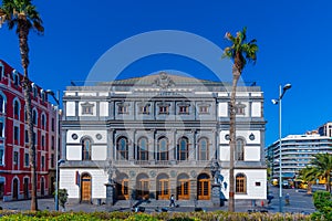 Perez Galdos theatre at Las Palmas de Gran Canaria, Canary Islands, Spain