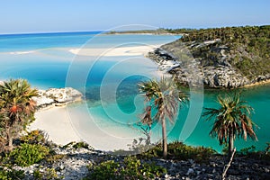 A Perfect, Beach in the Exumas, Bahamas