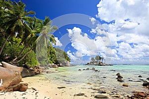 Perfect beach in Seychelles