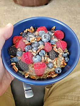 Perfect bowl of oatmeal