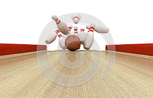 Perfect Bowling Strike