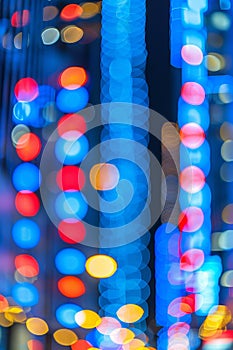 Perfect for captivating visuals abstract blue light bokeh blur for striking background imagery