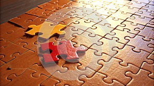 The perfect fit: finding the missing piece to complete the puzzle.