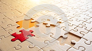 The perfect fit: finding the missing piece to complete the puzzle.