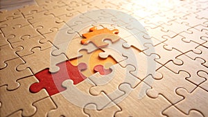 The perfect fit: finding the missing piece to complete the puzzle.