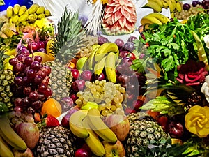 Food carving fruits