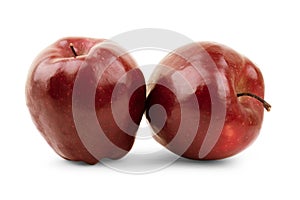 Perfect Fresh Green Apple Isolated on White Background in Full Depth of Field with Clipping Path photo