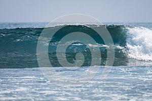 Perfect glassy ocean wave