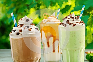 Perfect homemade thick milkshakes