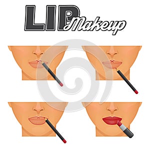 Perfect lips make-up tutorial