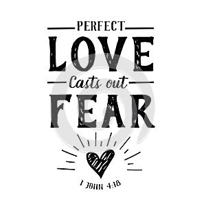 Perfect Love Casts out Fear Emblem