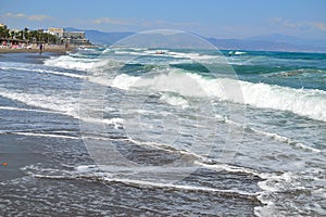perfect Mediterranean sea wave