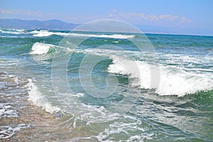 perfect Mediterranean sea wave