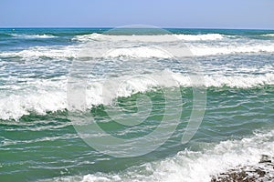 perfect Mediterranean sea wave