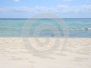 Perfect sandy beach
