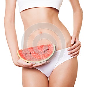 Perfect Slim Woman Body. Diet Concept