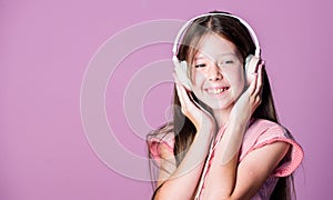 Perfect sound. Having fun. Listen for free. Enjoy music concept. Music app. Audio book. Educative content. Study english photo