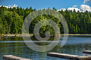 Perfect Summer Day on a calm lake