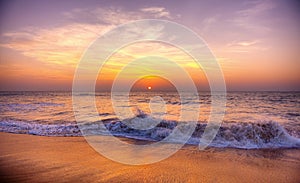 Perfect Sunset on a Tropical Beach