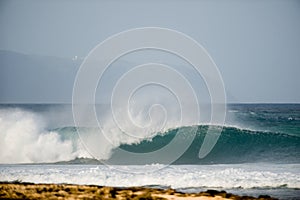 Perfect wave in Oahu