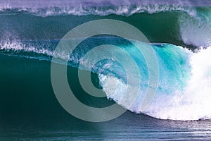 Perfect Wave Sea Blue White