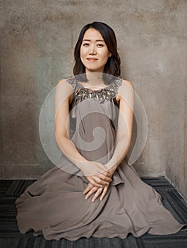 Perfectly elegant. Portrait of an elegantly dressed young woman.