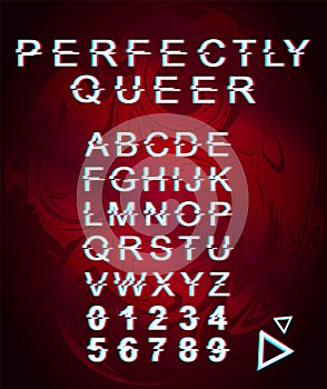 Perfectly queer font template