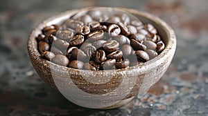 Perfectly Roasted Coffee Beans in a Bowl for the Ultimate Brew