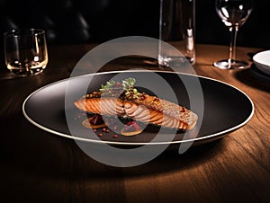 Perfectly Seared Salmon with Garlic and Chili photo
