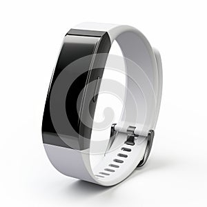 Perfetto Fitbit Fitness Tracker - Stylish Black And White Design