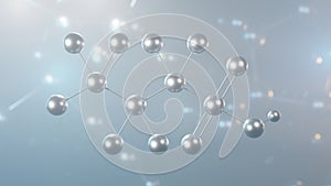perfluoropropanesulfonic acid molecular structure, 3d model molecule, perfluorosulfonic acid, structural chemical formula view photo