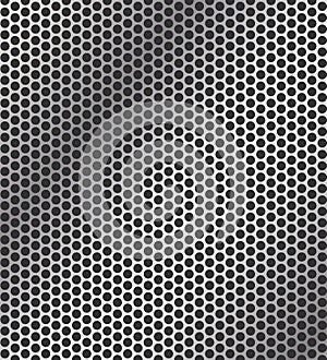 Perforated metal background