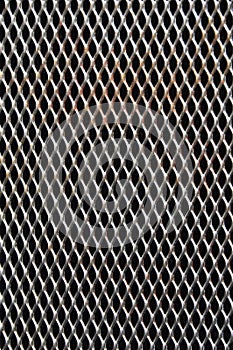 Perforated metal background