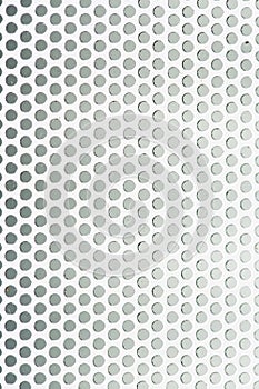 Perforated metal grid texture