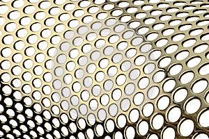 Perforated metal pattern